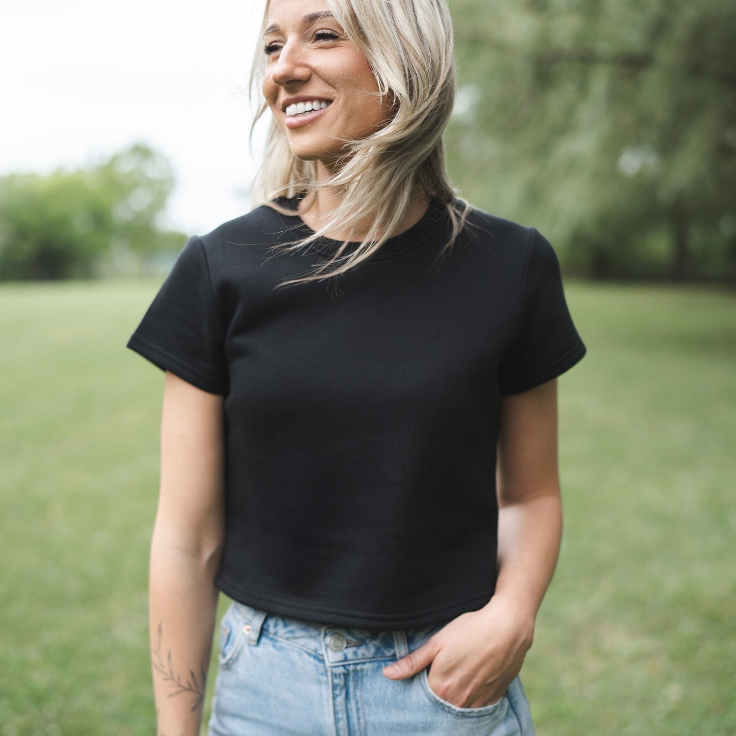 Women's AlpacaCloud® Heavyweight Baby Tee