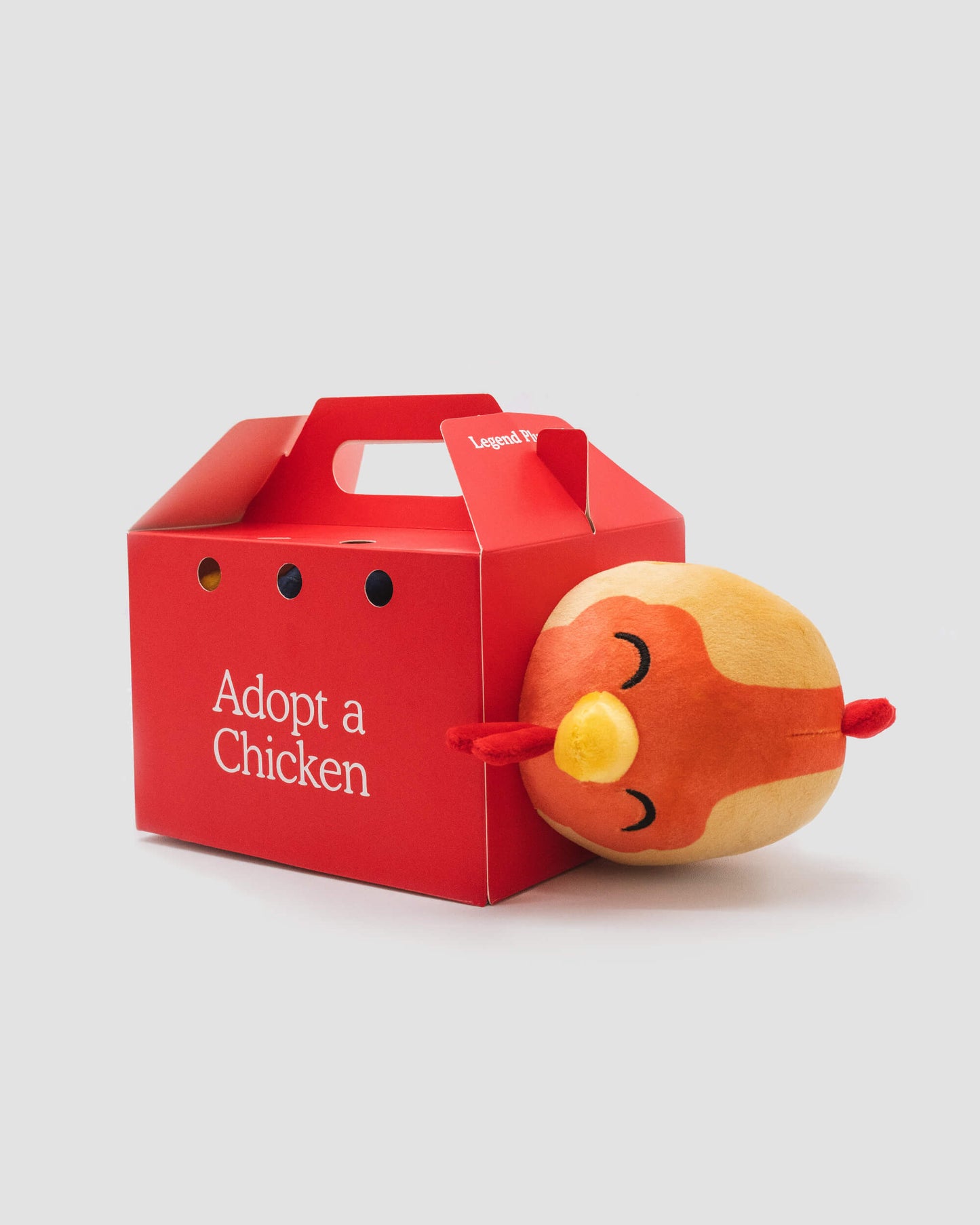 Rainbow Chicken Plushie